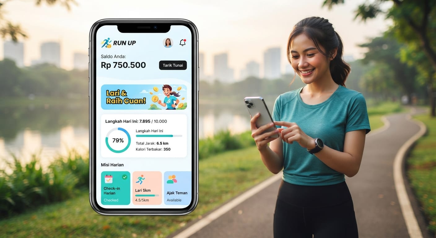 Up Run, Saldo DANA Gratis Penghasil Uang Terbaru!