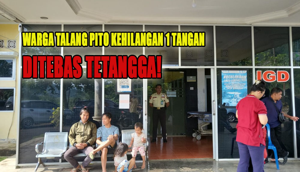 Astaghfirullah, Bulan Puasa Tangan Warga Talang Pito Putus Ditebas Tetangga! 