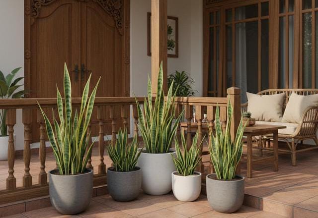 5 Tanaman Teras yang Tidak Perlu Sering Disiram