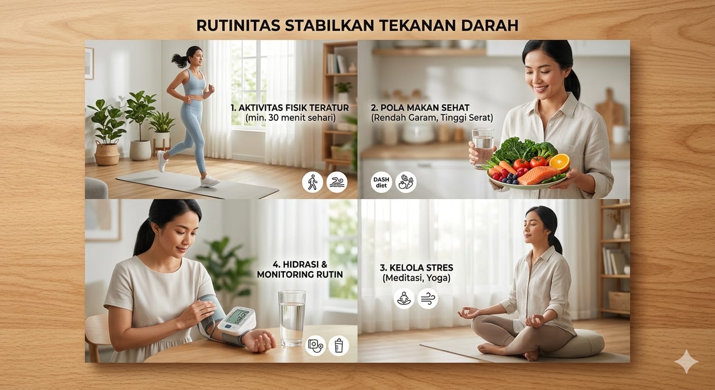 Stabilkan Tekanan Darah Secara Alami, Lakukan Rutinitas Ini di Malam Hari