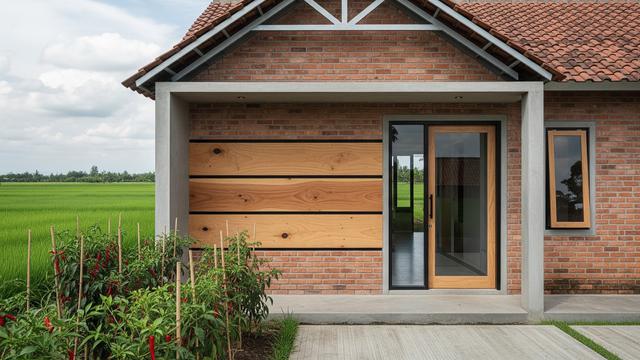 5 Inspirasi Model Rumah Minimalis Desa dengan Kombinasi Tembok dan Kayu Alami!