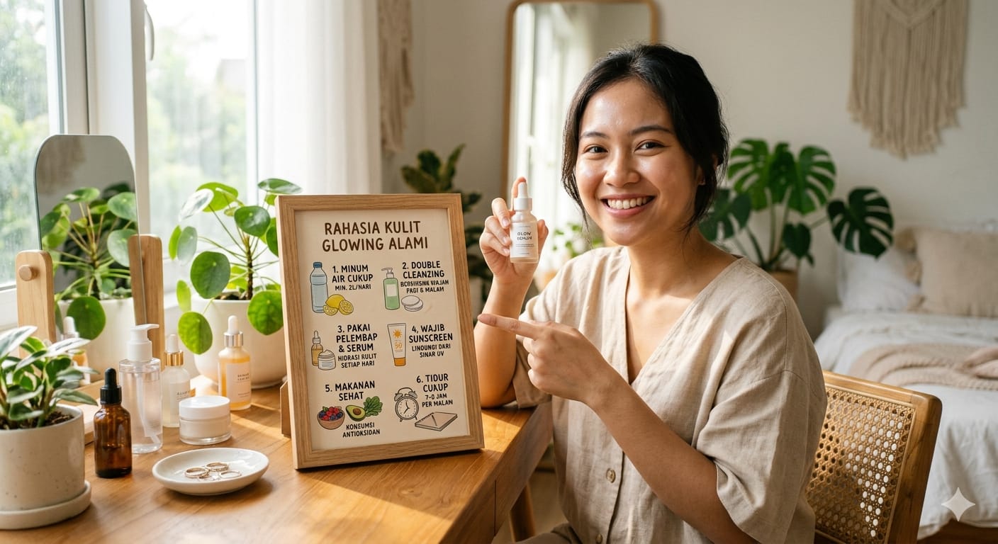 Kulit Sehat Bercahaya, Ini Tips Cara Glowing Alami