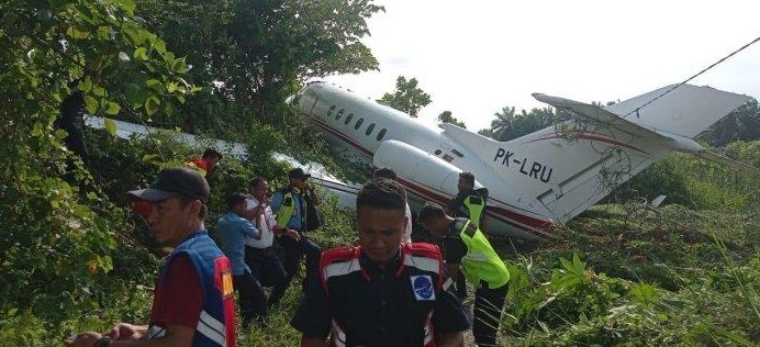 KNKT Turun Tangan, Begini Kronologis Kecelakaan Pesawat Pribadi Hawker 900XP di Morowali