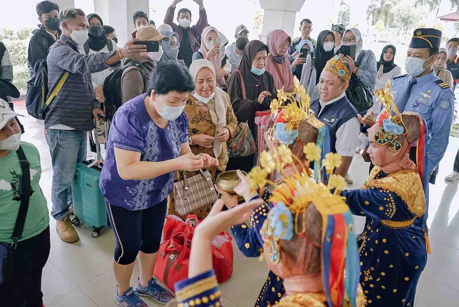 Kedatangan Pertama 2023 di Sambut Tarian 