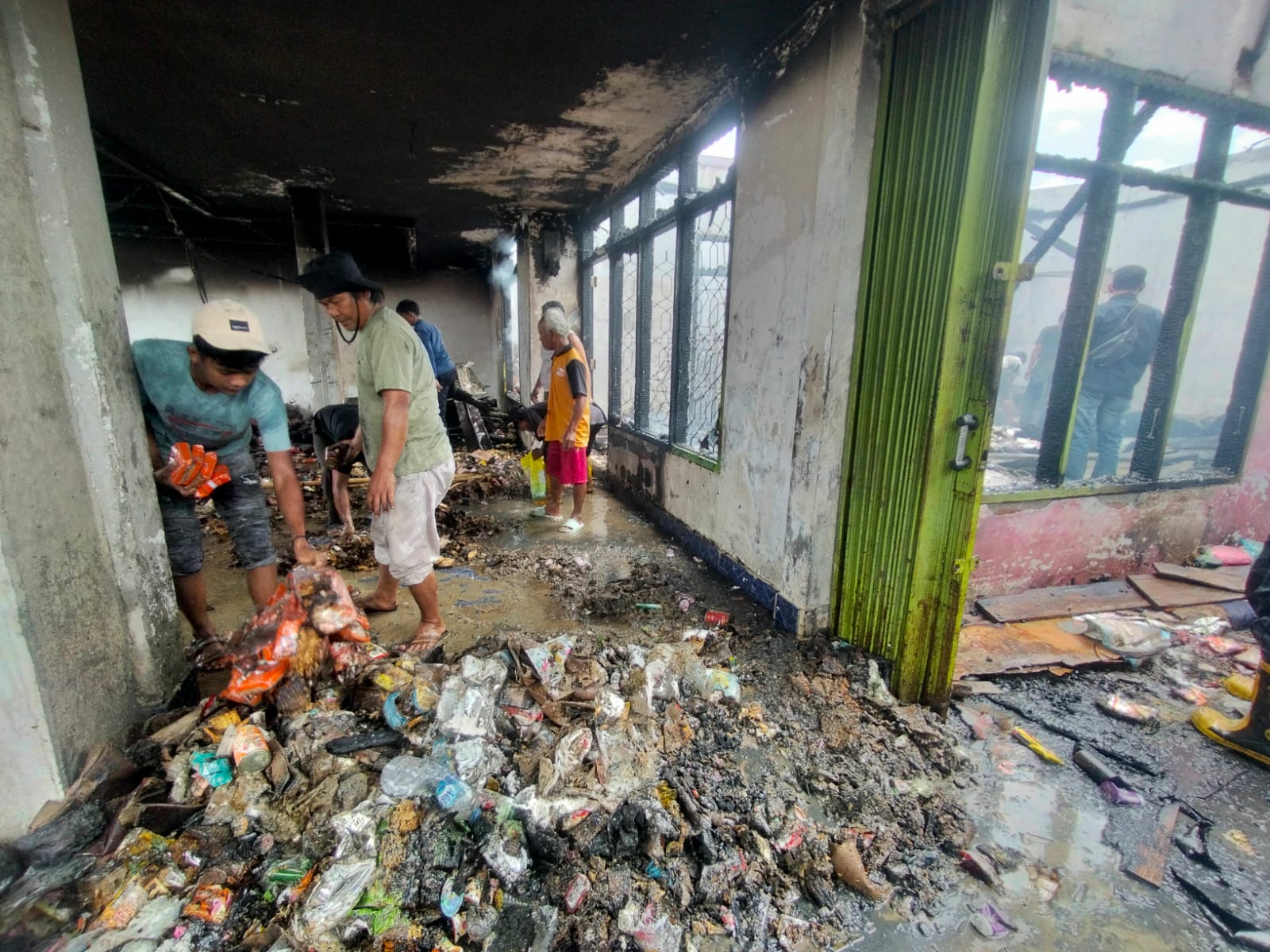 Total Kerugian Dalam Peristiwa Kebakaran Rumah Warga Jalan Tunggal Nyaris Tembus Rp 1 Miliar
