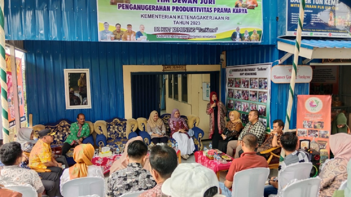 KWT Kemuning Jadi Perwakilan Provinsi Bengkulu Dalam Anugrah Produktivitas Pramakarya 2023