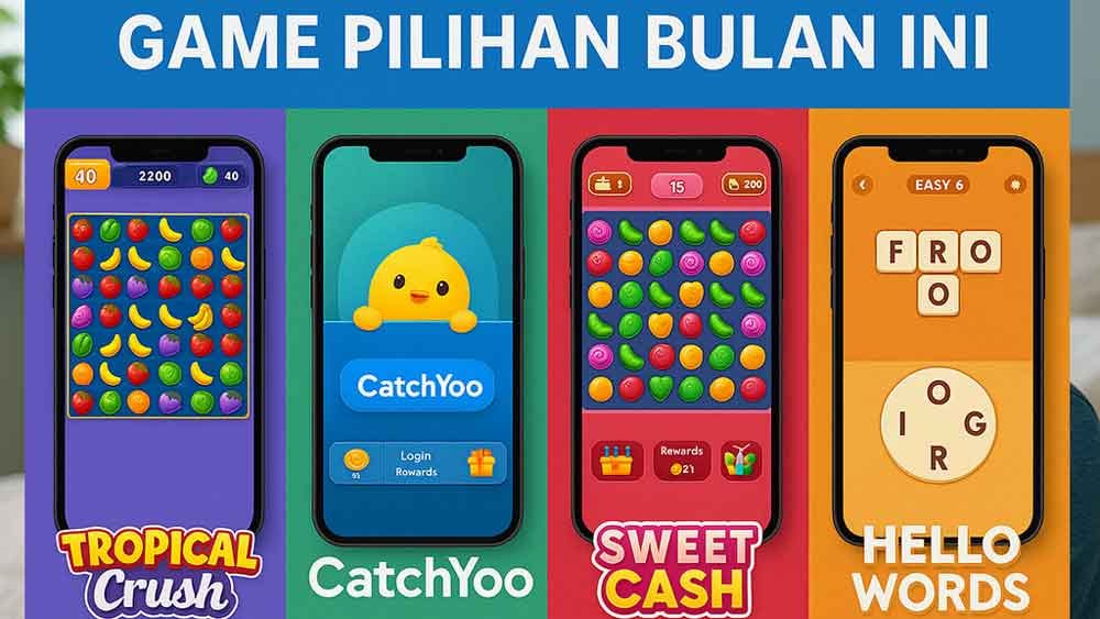 Buruan Unduh, 4 Game Penghasil Uang Hingga Rp100ribu Perhari!