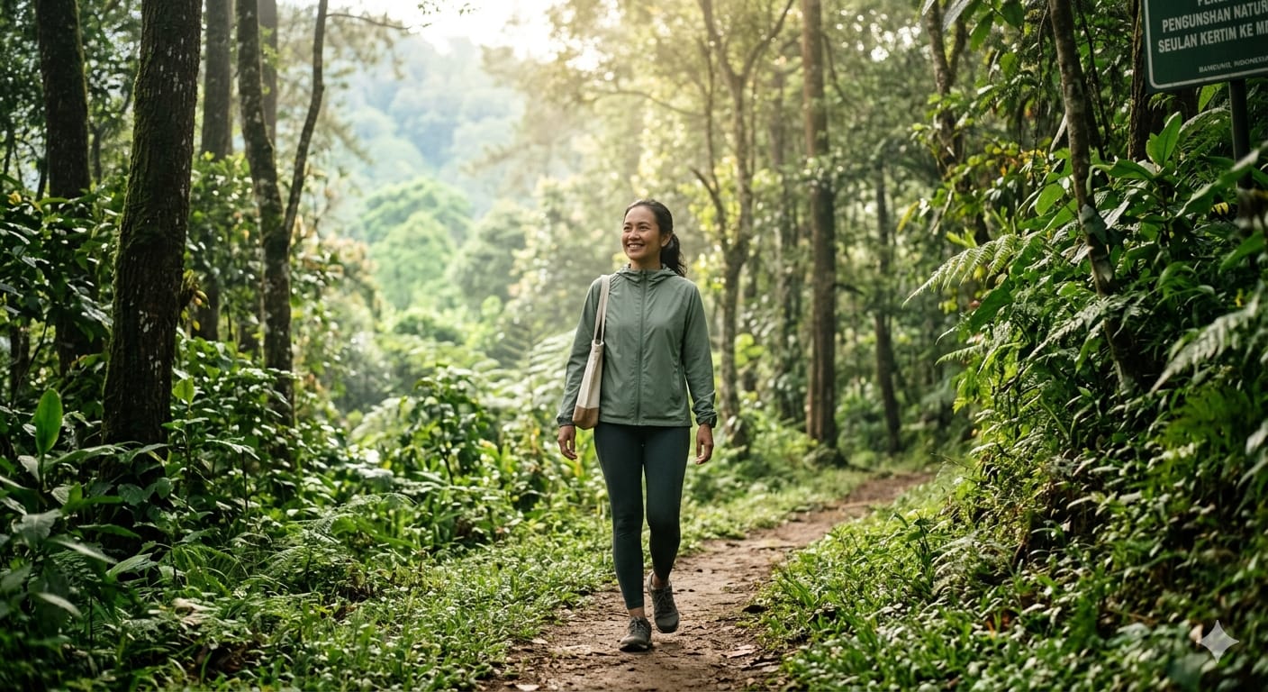 Simak! Ini 3  Manfaat Rutin Silent Walking di Pagi Hari