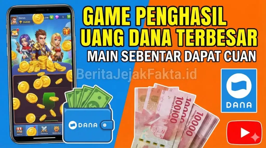 Main Sebentar Dapat Cuan, Ini Game Penghasil Uang DANA Terbesar