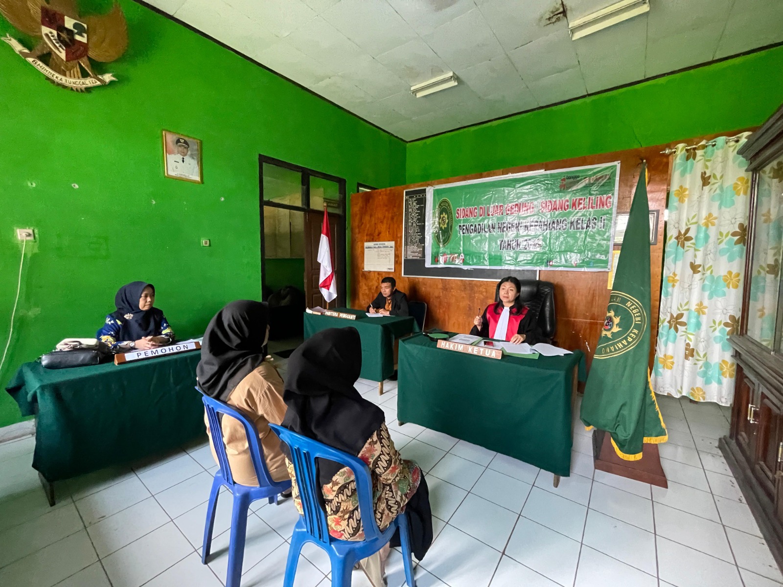 Berkolaborasi Bersama Dukcapil, PN Kepahiang Gelar Sidang Keliling