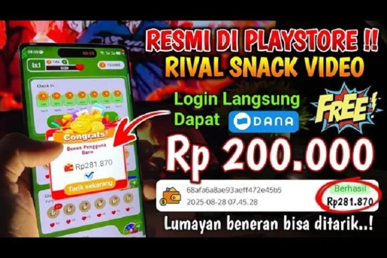 Tanpa Undang Teman, Aplikasi Penghasil Uang 2026 WD Cepat ke DANA