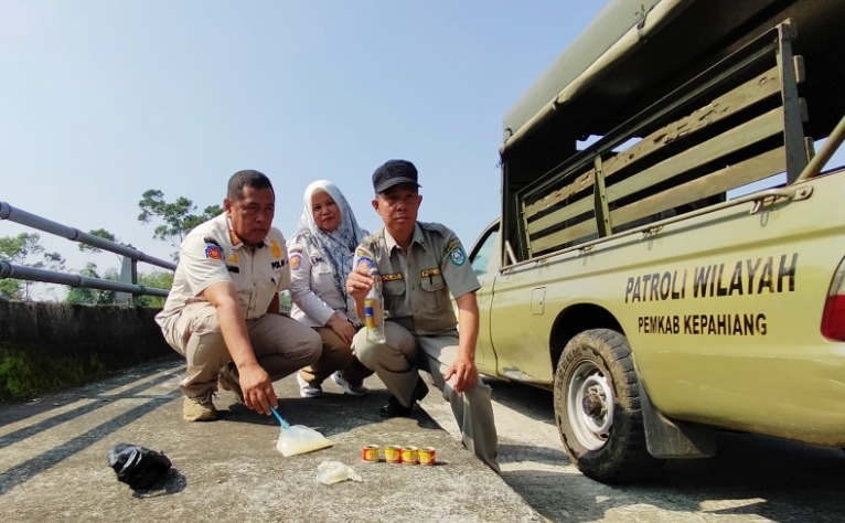 Jembatan Ring Road Jadi Pusat 'Ngefly', Satpol PP PBK Kepahiang Curiga!