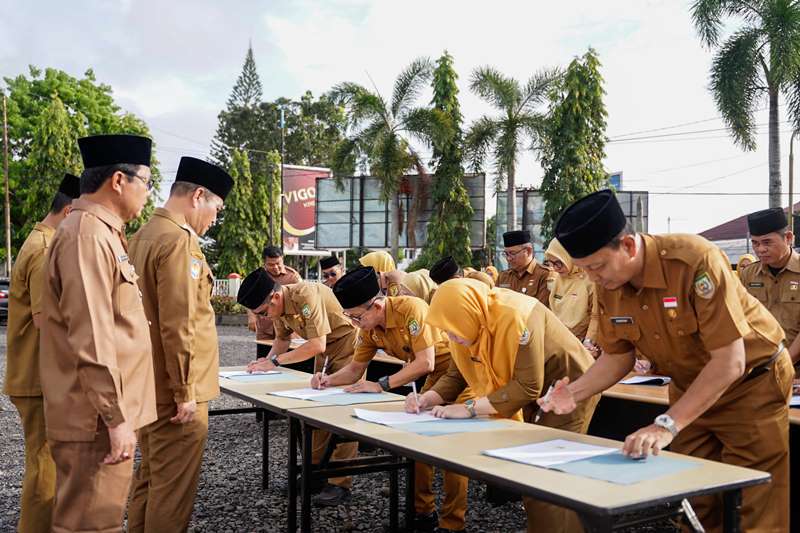ASN Dinkes Bengkulu Teken Komitmen Anti Pungli 