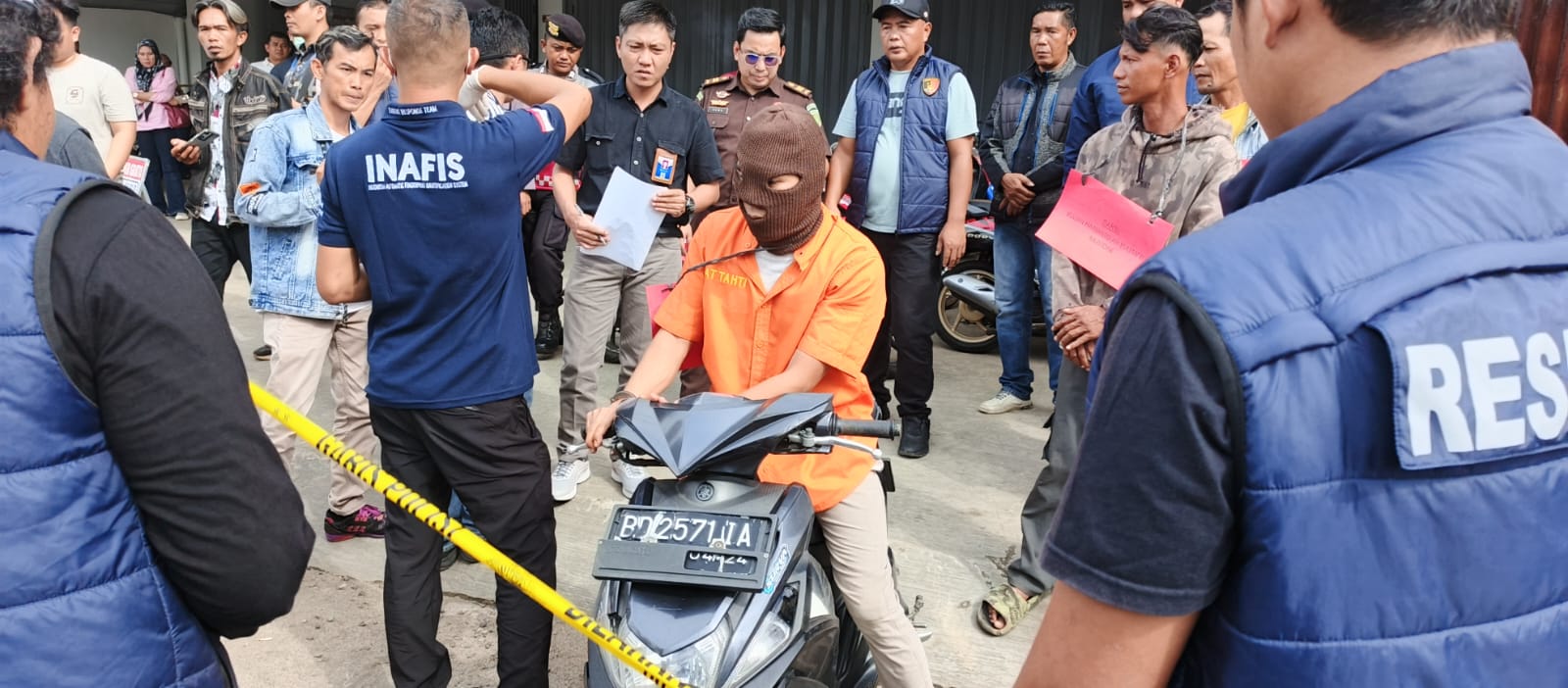 Tersangka Gambarkan Kronologi Kejadian, Rekonstruksi Adegan Pembunuhan Bos Ice Cream di Kepahiang Tanpa Bantah