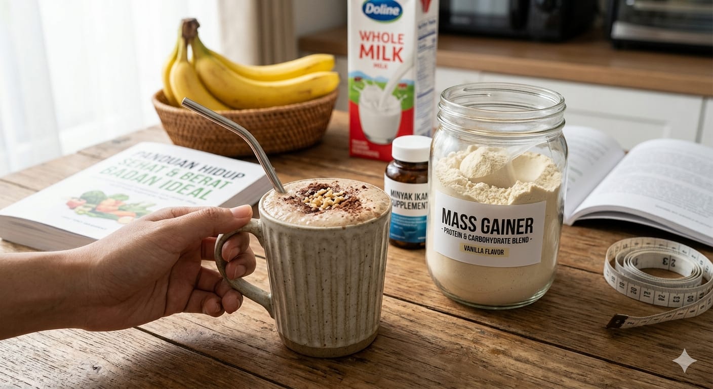 Agar Berat Badan Ideal, Ini Minuman Penggemuk Badan