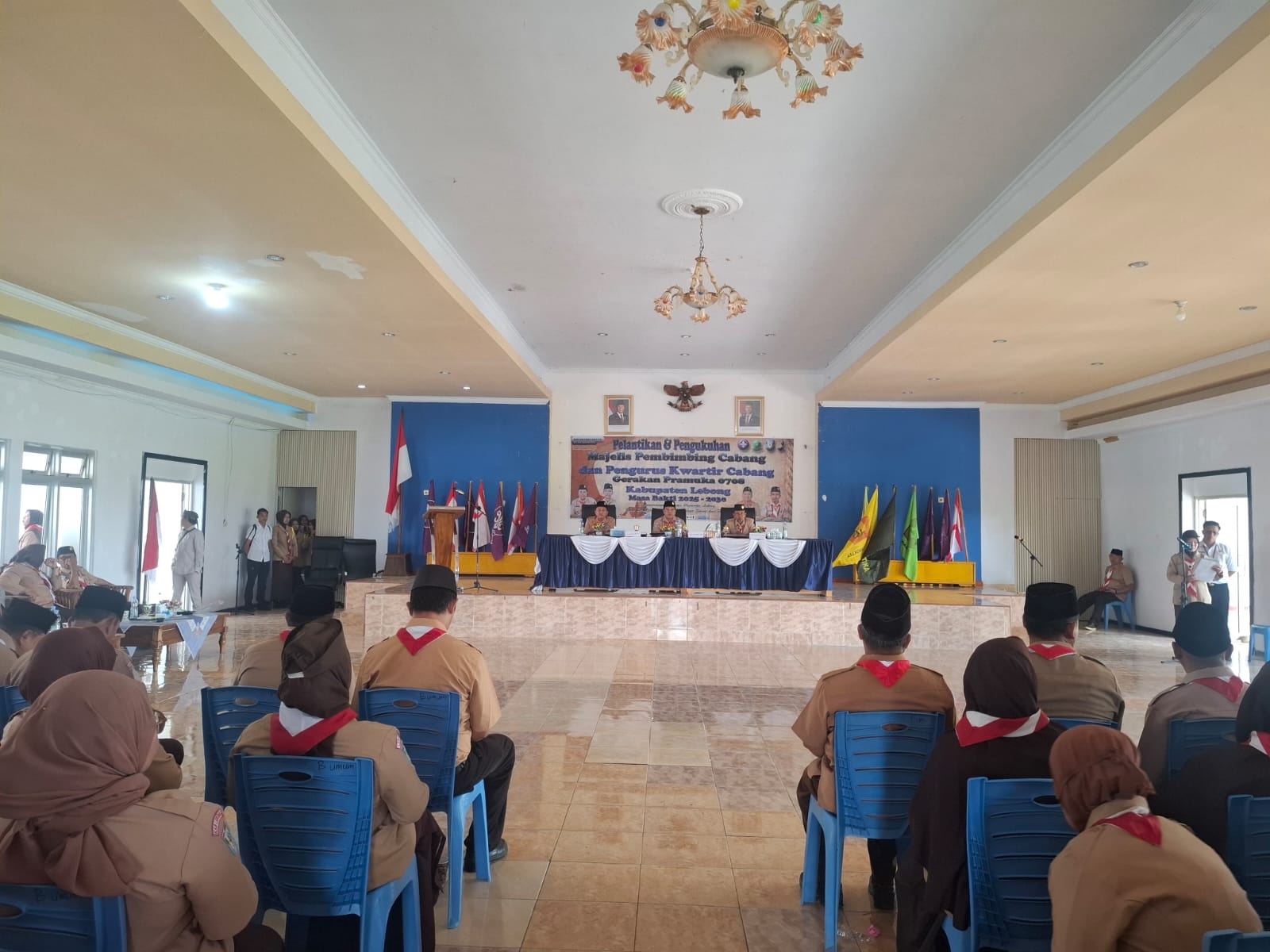 Pengurus Kwarcab Gerakan Pramuka Kabupaten Lebong 2025-2030 Dilantik