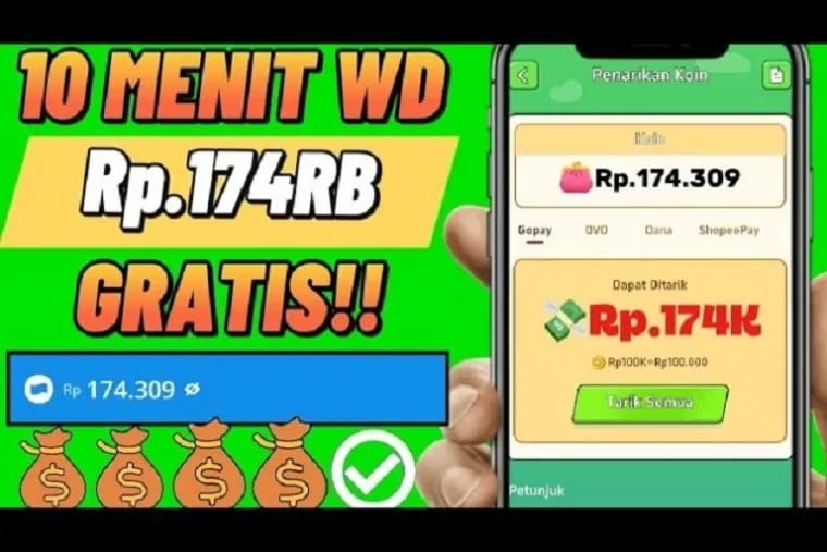 WD Rp200 Ribu Langsung Cair, Buruan Gunakan Game Penghasil Saldo DANA Ini