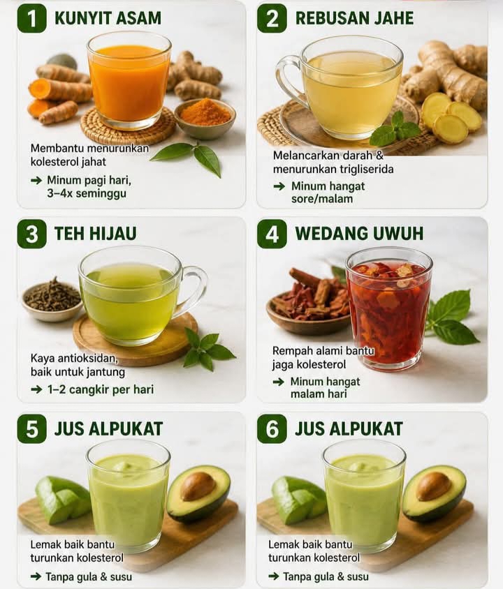 Bisa Dibuat di Rumah: Ini 5 Minuman Alami Penurun Kolesterol 
