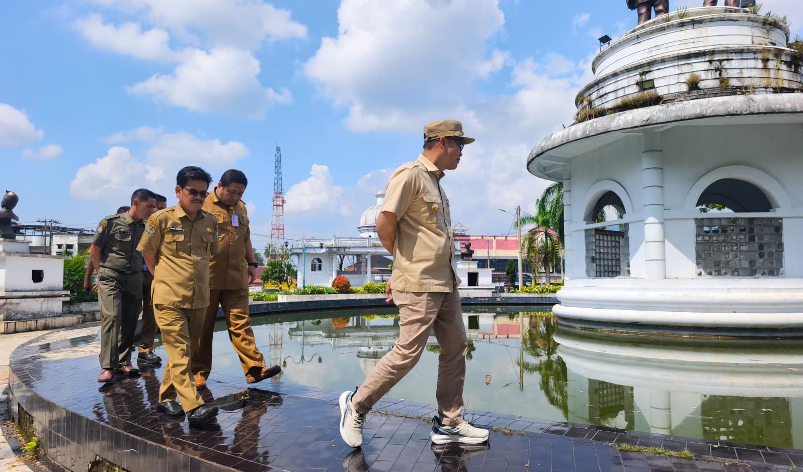 Wajah Kota Bakal Berubah! Bupati Nata Pimpin Langsung Pendataan Aset Jelang Revitalisasi Taman Santoso