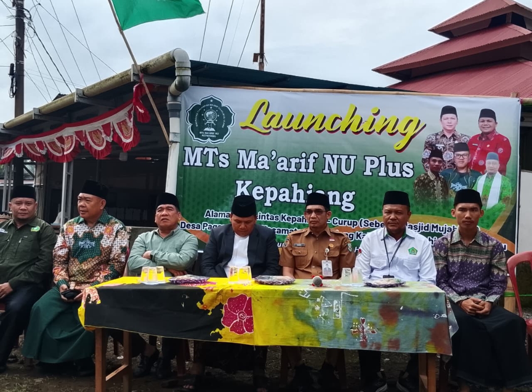 Gedung Baru MTs Ma'arif NU Plus di Desa Pagar Gunung Diresmikan