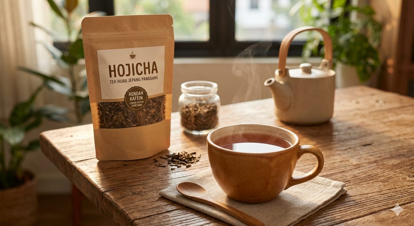Rendah Kafein, Nikmati Teh Hojicha dengan Aroma Kopi