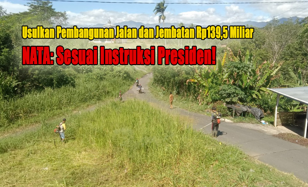 Bangun Jalan dan Jembatan di Kepahiang, Bupati Nata Usulkan Dana Inpres Rp139,5 Miliar