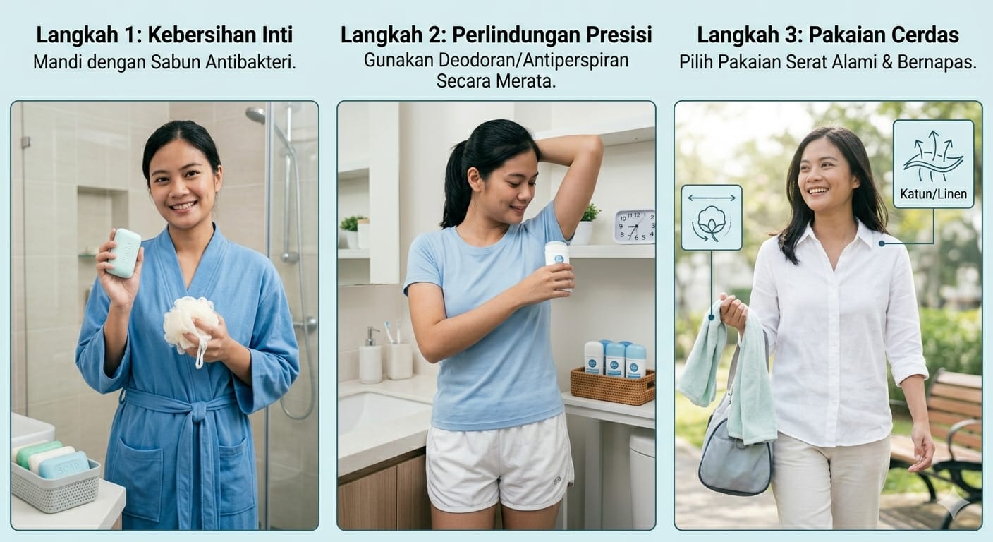 Tetap Segar Sepanjang Hari, Cara Agar Badan Tidak Bau