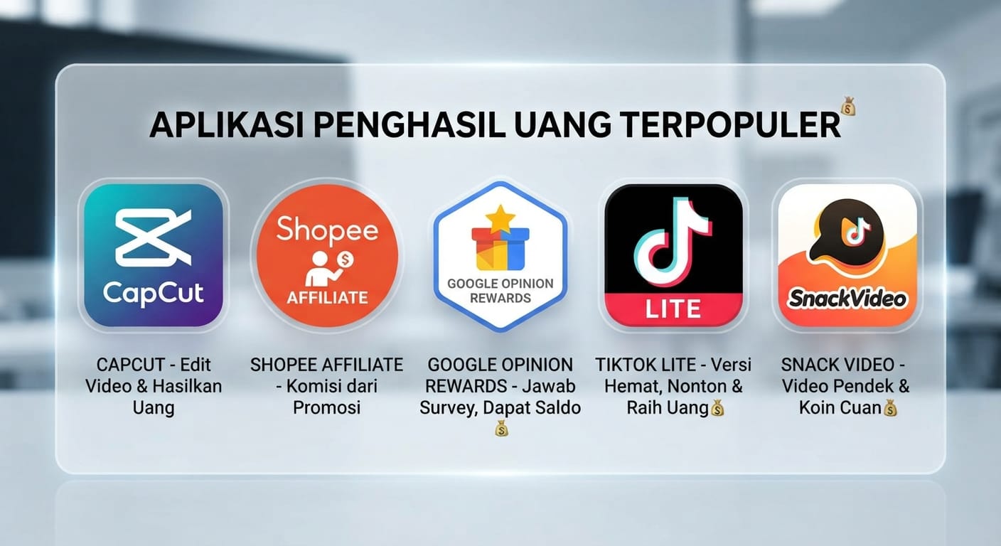 Terbukti Membayar! 5 Aplikasi Penghasil Uang Terbaik 2026