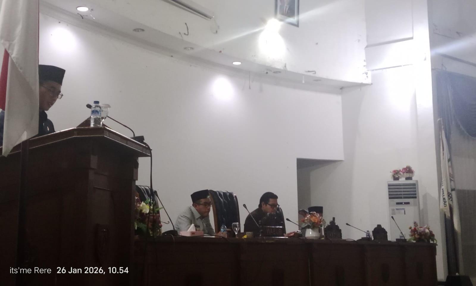 Tak Dihadiri Bupati, Paripurna Pengesahan Raperda Diskors!