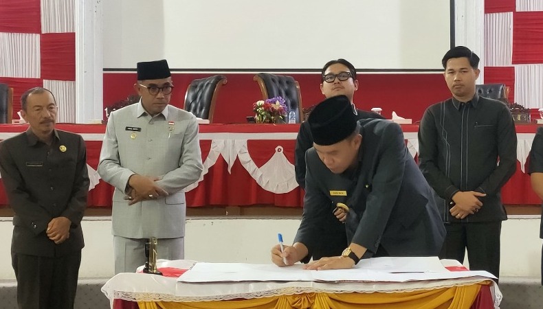 Teken KUAPPAS 2026, Defisit di Kabupaten Kepahiang Tembus Rp123 Miliar