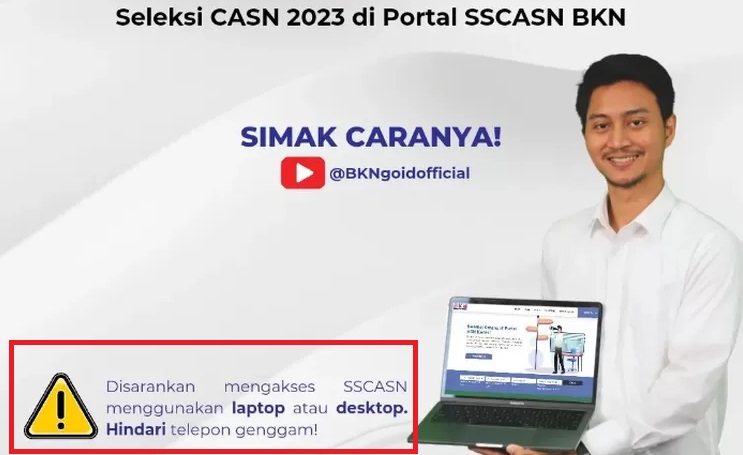 Ini Alasan BKN Sarankan Peserta Seleksi CPNS dan PPPK 2023 Menggunakan Laptop atau PC