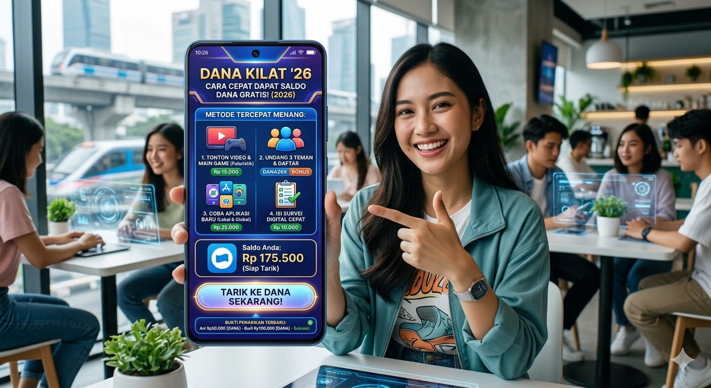 Begini Cara Cepat Dapat Saldo DANA Gratis Lewat Aplikasi Penghasil Uang 2026!