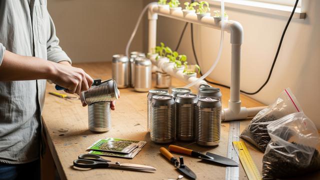 Estetik dan Ramah Lingkungan, Begini Cara Memanfaatkan Kaleng Bekas untuk Hidroponik Rumahan