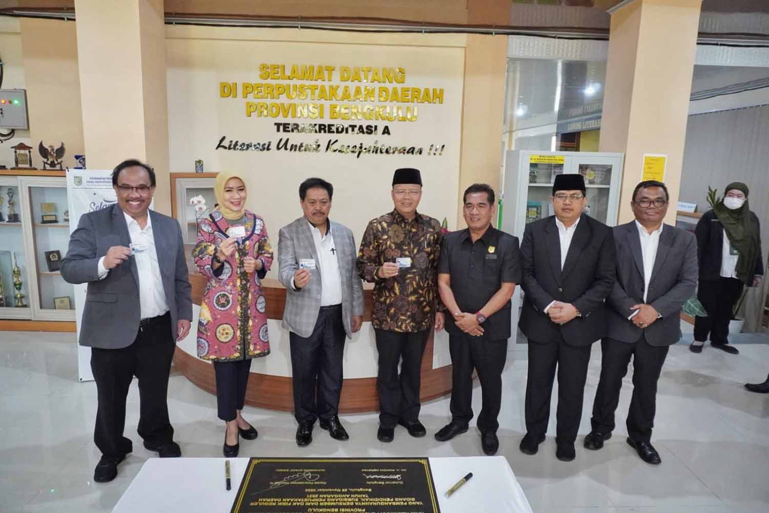 Layanan Terus Ditingkatkan Perpustakaan Daerah Bengkulu Resmi Terakreditasi A