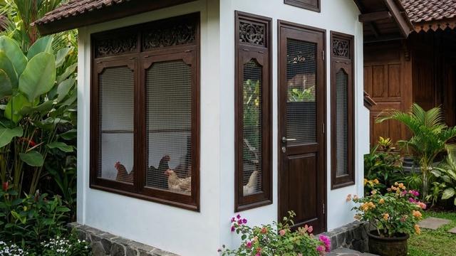 5 Desain Kandang Ayam Kombinasi Kayu dan Kawat Galvanis Premium