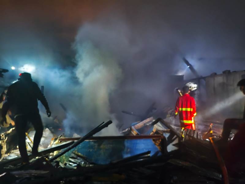 6 Rumah di Rejang Lebong Ludes Terbakar, Kerugian Capai Rp600 Juta