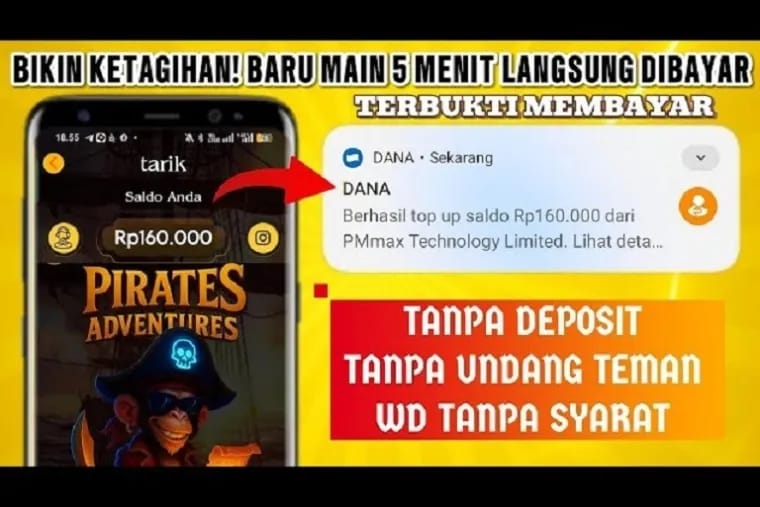 Aplikasi Penghasil Game Pirates Advanture, Bisa Hasilkan Dana Dalam Waktu Cepat