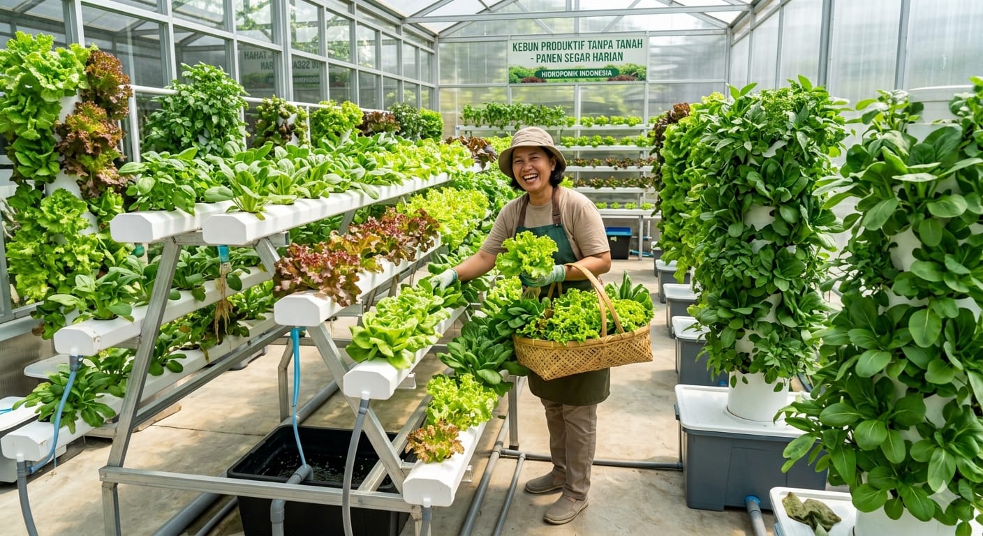 Modern dan Hemat Tempat, Ini 5 Kebun Sayur Produktif Tanpa Tanah