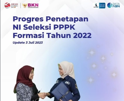 Per 3 Juli, BKN Rilis Progres Penetapan NIP Guru PPPK, PPPK Tenaga Kesehatan dan PPPK Teknis 2022 