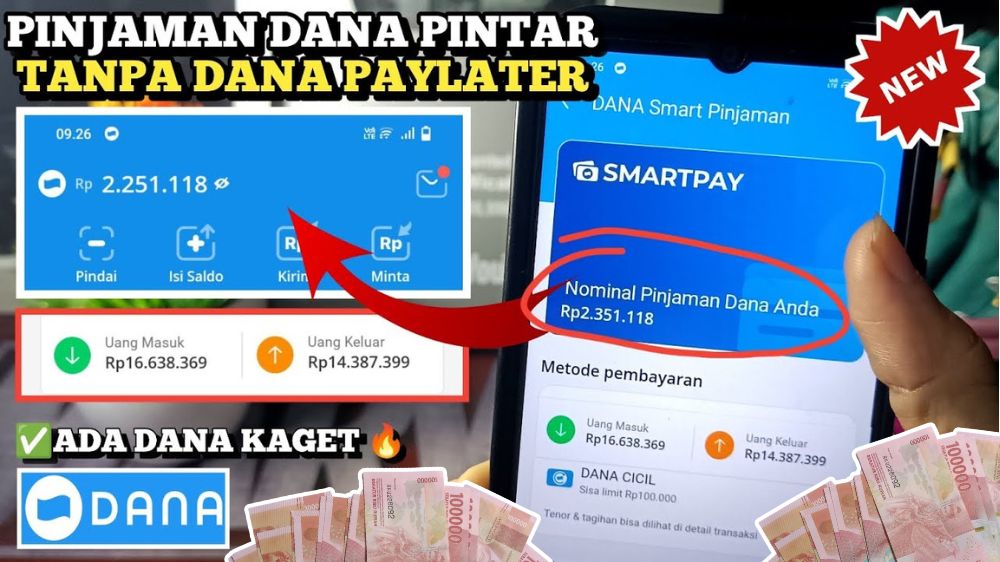 Aktifkan Fitur Smartpay! Bisa Pinjam Saldo DANA Rp 2.250.000.