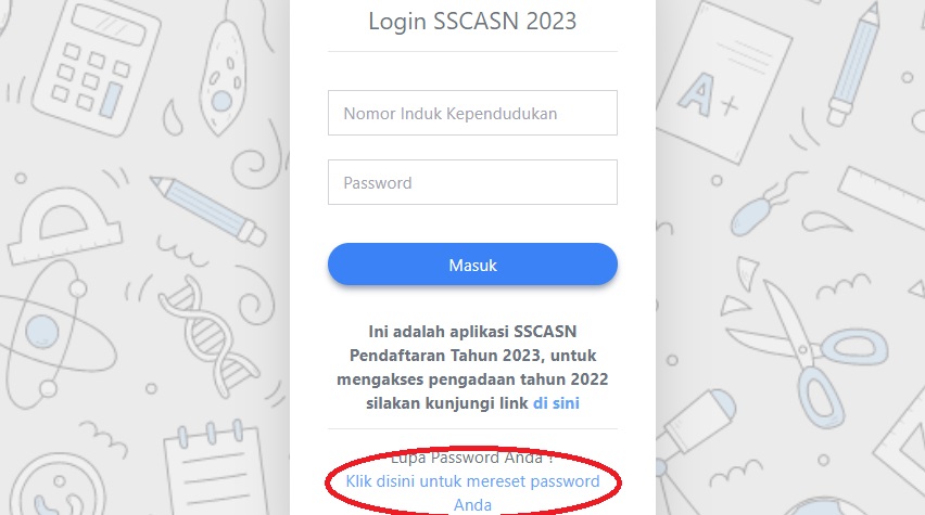 CATAT YA! Ini Solusi Jika Peserta CPNS Formasi Polsuspas Kemenkumham 2023 Lupa Password Akun SSCASN