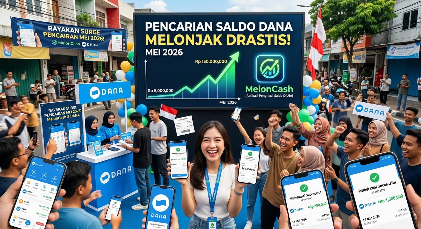 Simak! Pencarian Aplikasi Penghasil Saldo DANA Melonjak Drastis Pada Mei 2026