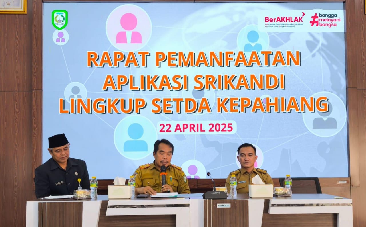 Penggunaan  Aplikasi Srikandi Belum Optimal, Pemkab Kepahiang Dorong OPD Gunakan Versi Terbaru