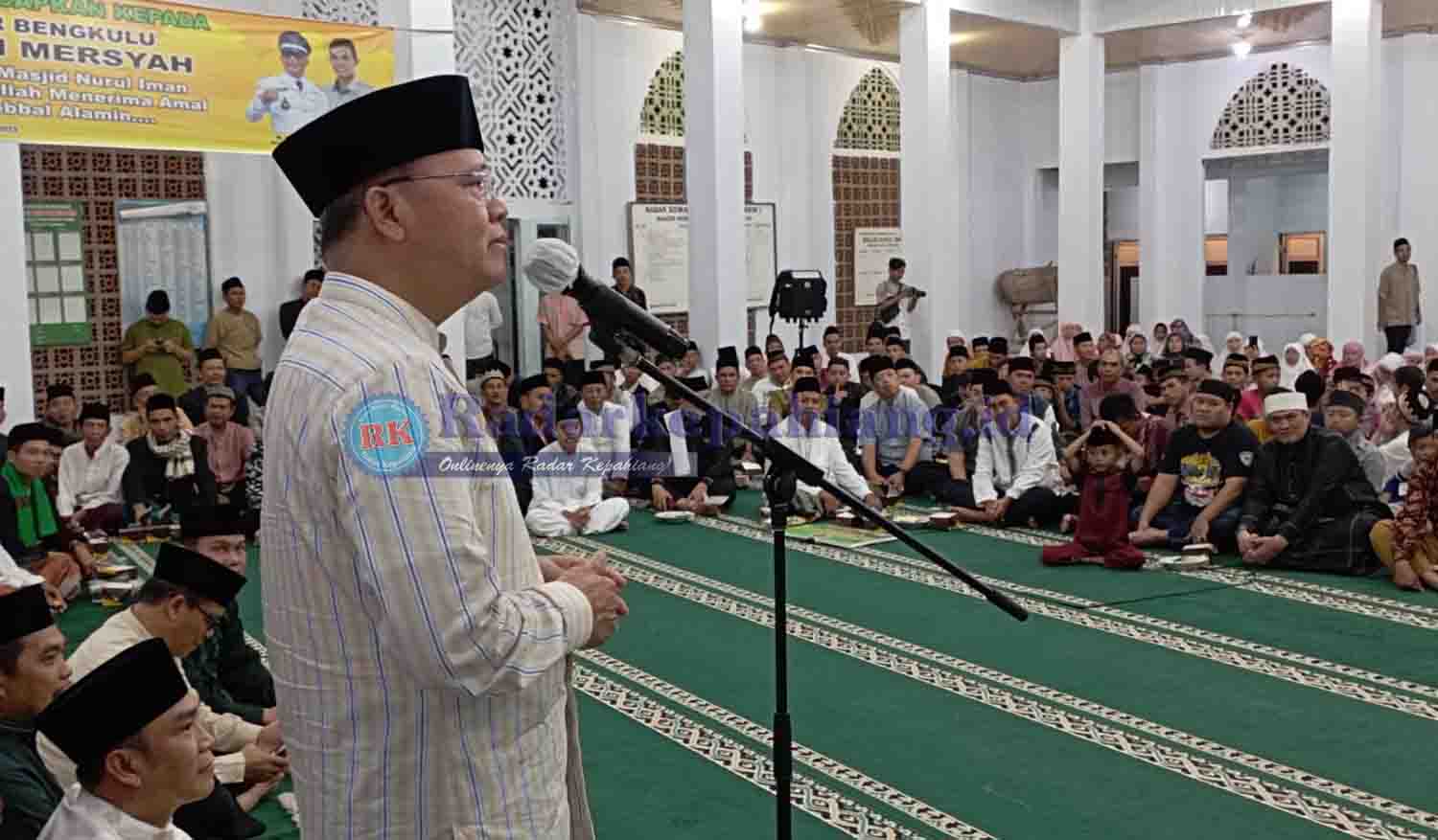 Difasilitasi Pemkab Kepahiang, Safari Ramadan Gubernur Bengkulu Mendapat Sambutan Antusias 