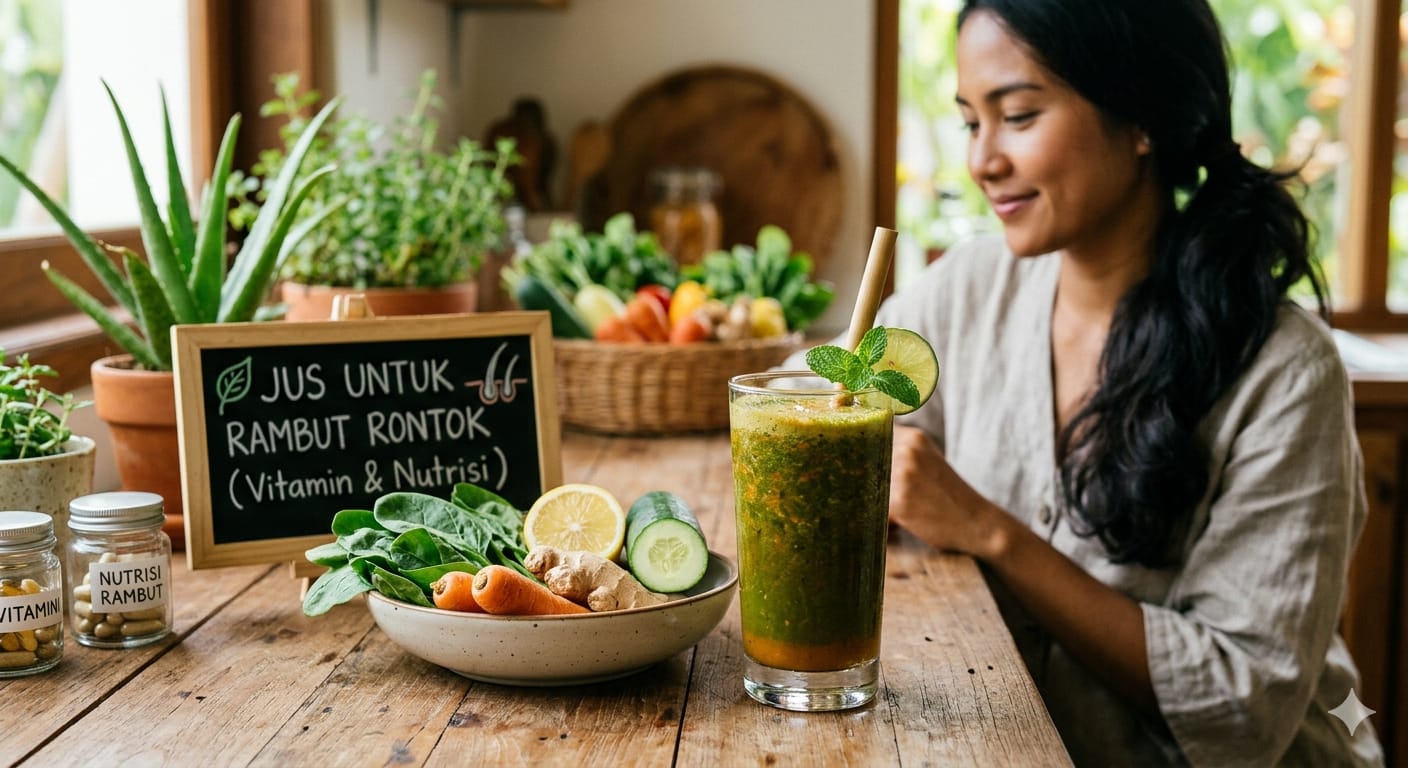 Segar dan Kuat Alami, Ini Jus untuk Rambut Rontok