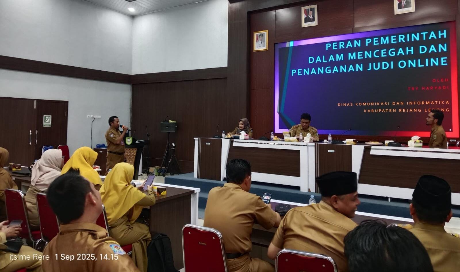 Cegah Ancaman Siber, Diskominfo Kepahiang Sosialisasi Antisipasi Backlink Judi Online. 2 Situs OPD Diretas!