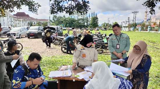 Instruksi BPK, Ratusan Kendaraan Dinas Pemkab Kepahiang Diinventarisir Ulang