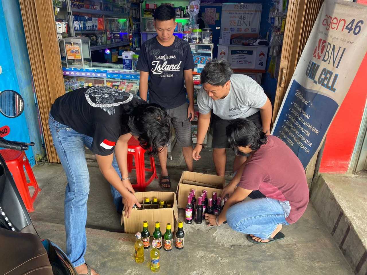 Sehari, Ratusan Liter Arak dan Tuak Diamankan Polres Kepahiang