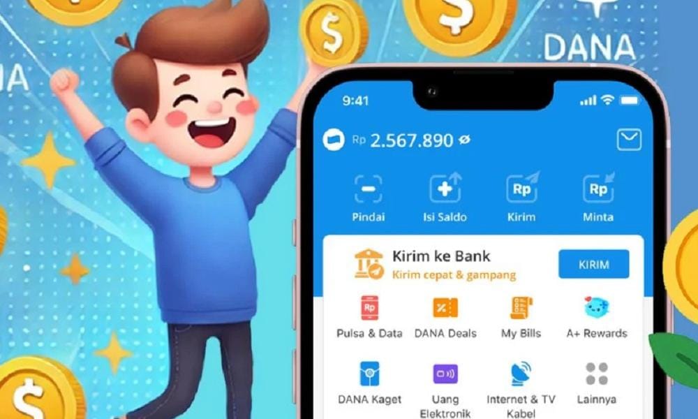 Selamat! Kamu Dapat Saldo DANA Rp553.000, Begini Caranya
