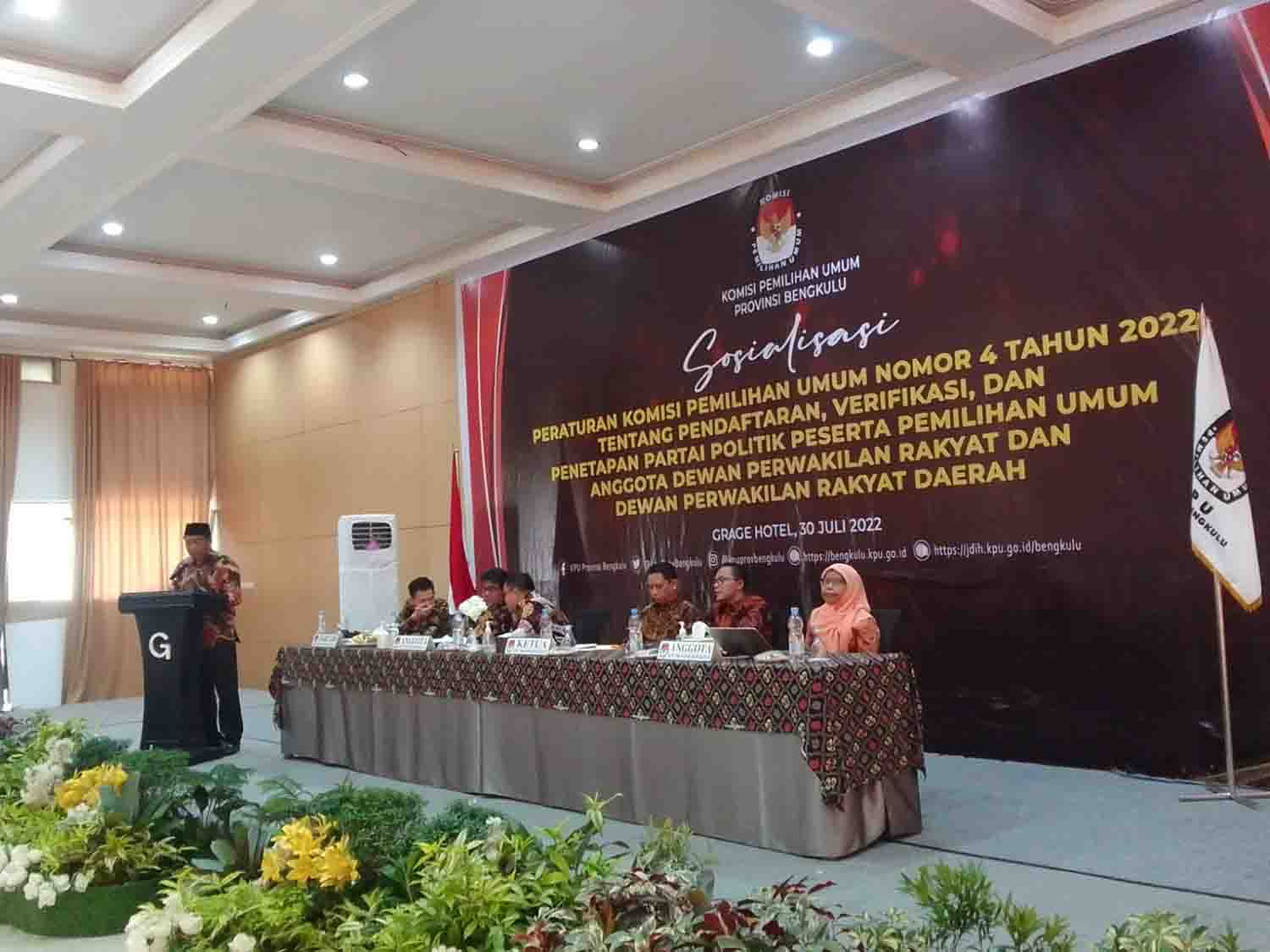 KPU Provinsi Gelar Sosialisasi PKPU 4 